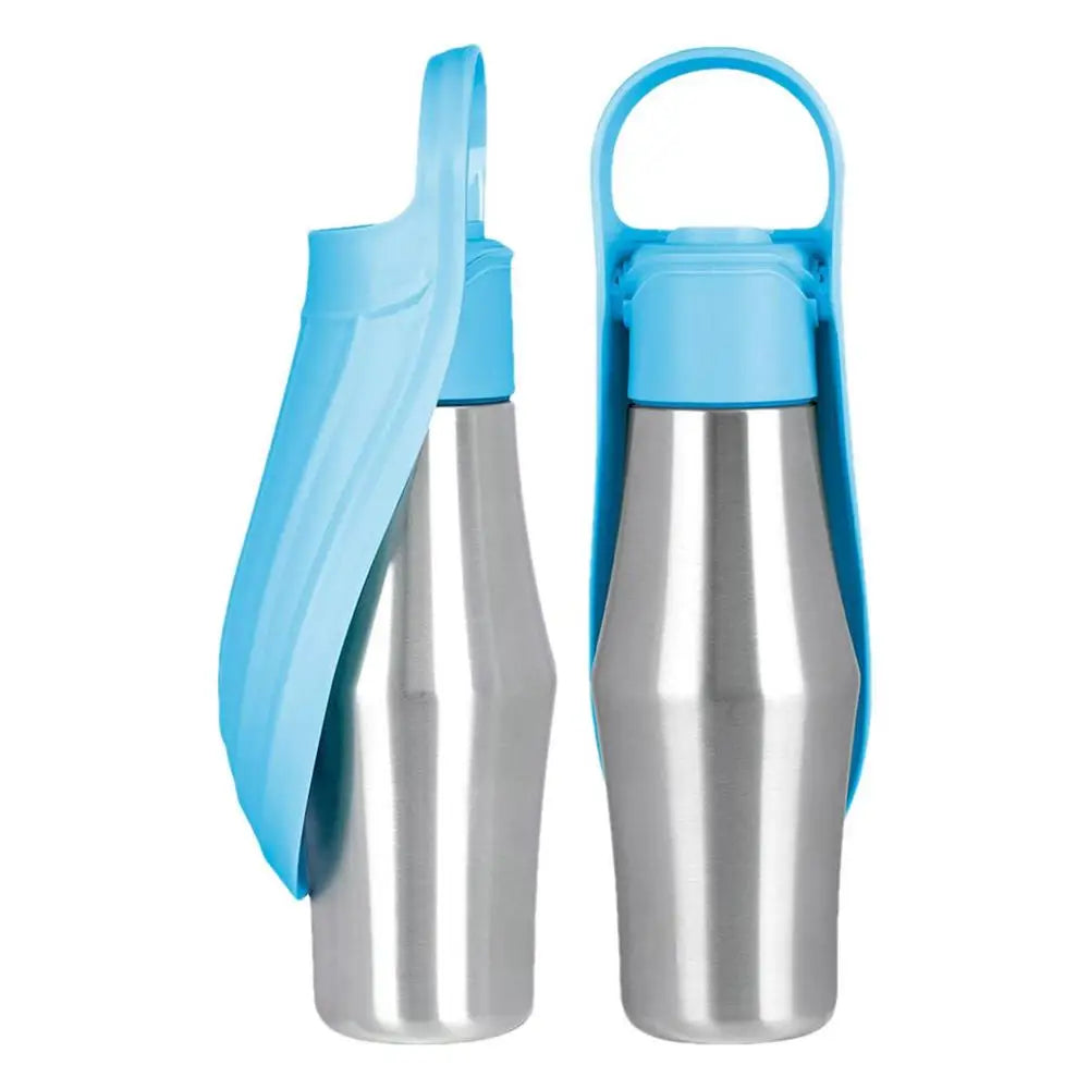 Portable Dog Water Bottle with Bowl